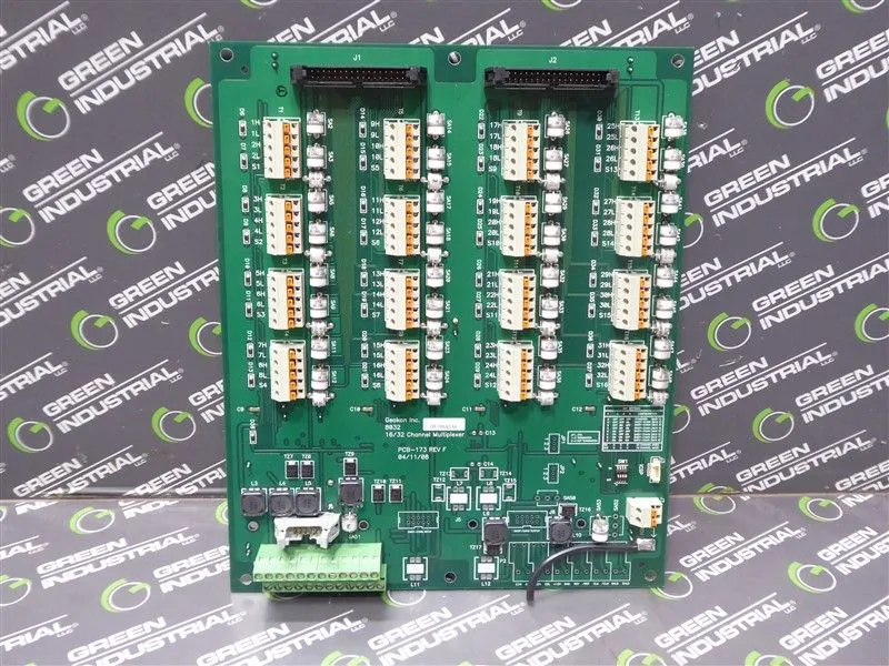 Geokon Inc. 08-16583 8032 16/32 Channel Multiplexer Board PCB-173 Rev. F Used
