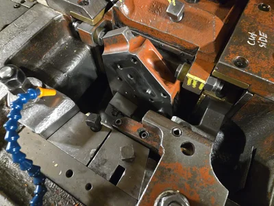 1973 National Machinery .420" Double Stroke Roller Header, Ser. 32925; Cutoff Diameter: .420",