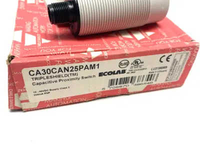 CA30CAN25PAM1 | Carlo Gavazzi  TripleShield Capacitive Proximity Switch Switch - New – Open box