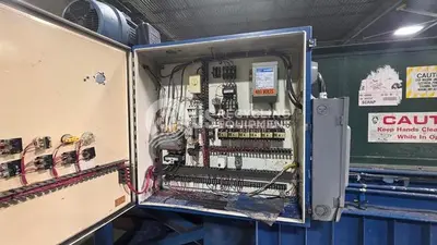 USED HARRIS HLO12HD WIDE MOUTH HORIZONTAL WITH CONVEYOR