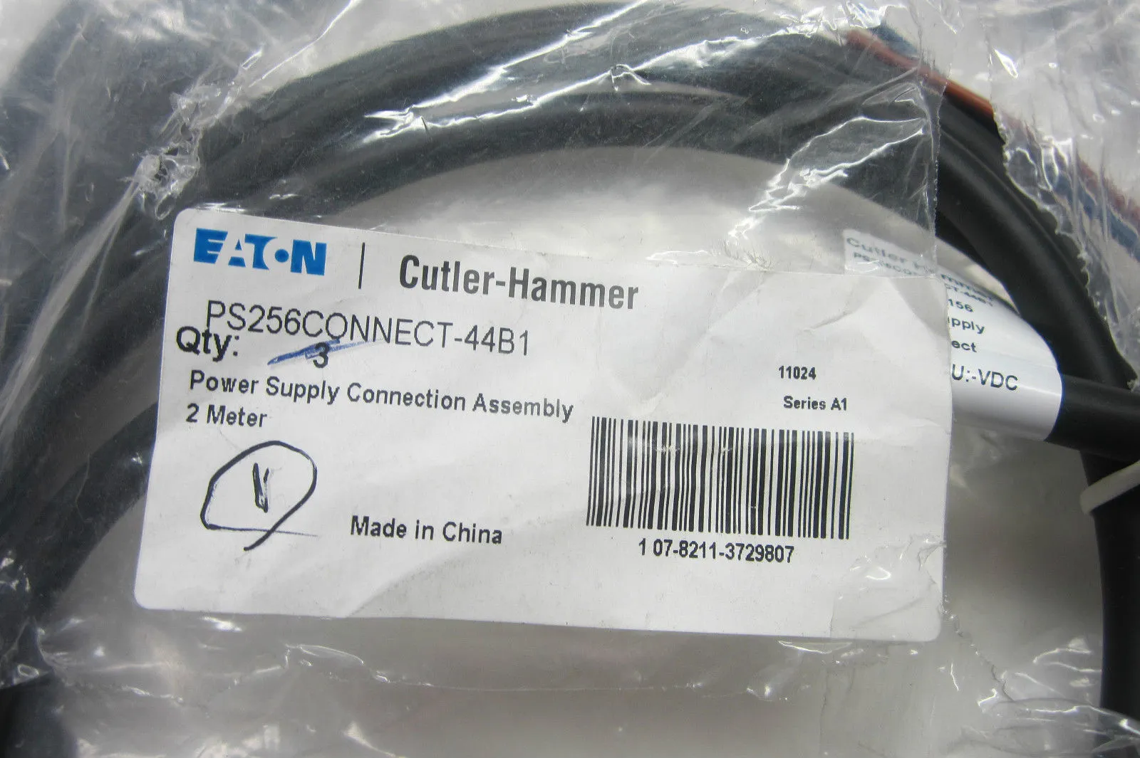 2 NEW EATON CUTLER HAMMER PS256CONNECT-44B1 CABLE ASSEMBLY PS256CONNECT44B1