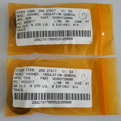 *BRAND NEW OLD STOCK* LOT OF 20 GPU Nuclear PCN402 Insulation Washers + Warranty