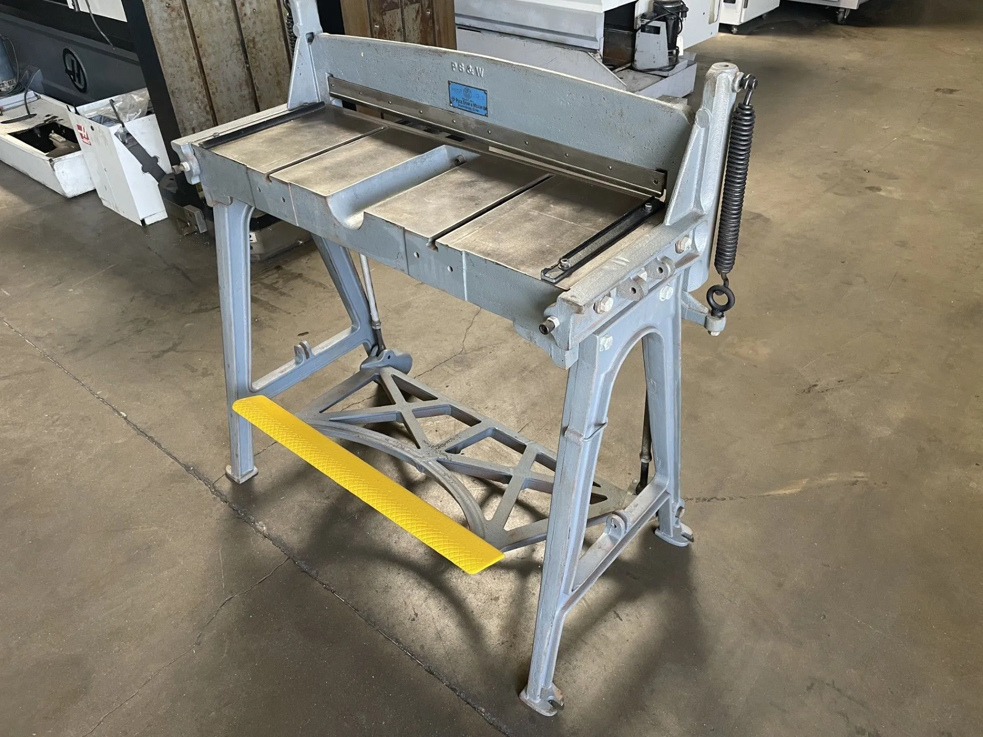 Used PEXTO 130-B Foot Power Shears California US | Wheeler Machinery Sales #1283466