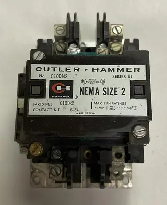 Used CUTLER-HAMMER C10DN2BB Miscellaneous Equipment (Electrical & Power) Ohio US | Surplus Asset Holdings #1236957