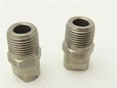 Spraying Systems H3/8U-SS5060 Veejet Stainless Spray Nozzle 3/8" NPT Lot of 12