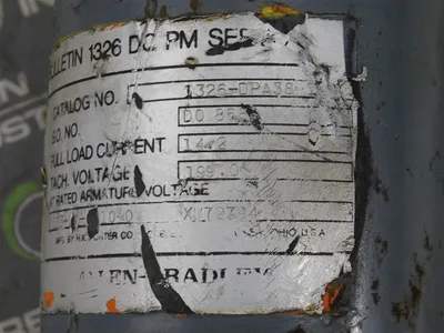 Allen Bradley 1326-DPA38-1 DC Servo Motor 14.2A 199.0V No Encoder Used