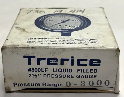 New | in-Stock TRERICE 0-3000 Universal Pressure Meters | Surplus Asset Holdings #1219463