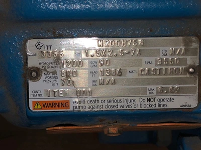 USED Goulds 3355