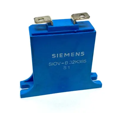 USED SIEMENS MINIATURE BLOCK VARISTOR BLUE 2-POLE