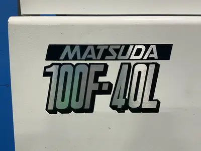 Used 1998 MATSUDA SEISAKUSHO CO. 100F40L Misc Plastics Equipment Ohio US | HGR 24 #1567055