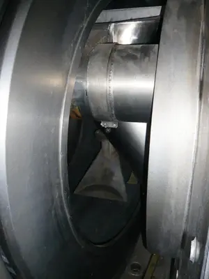 Krauss-Maffei HZ 125 peeler centrifuge, Titanium.
