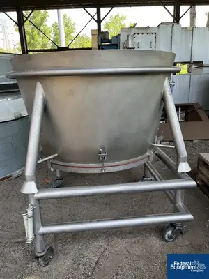 USED Fluid Air Fluid Air Fluid Bed Dryer, Model 0500, S/S