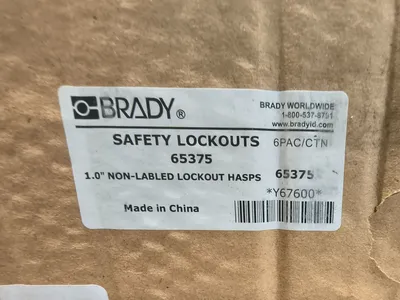 Used BRADY 65375 Safety Equipment South Carolina US | ESS Industrial Equipment Sales #1352933