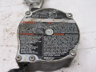Rebel Protects AD111BR 11' Self Retracting Safety Lifeline Fall Protection