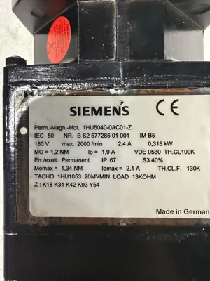 NEW SIEMENS 1HU5040-0AC01-Z