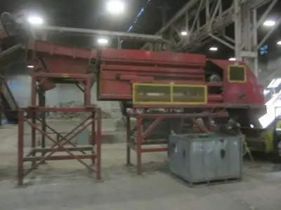 IDM RAPTOR SERIES 23 COMPLETE SHREDDING/RECYLCLING LINE. STOCK # 0895624