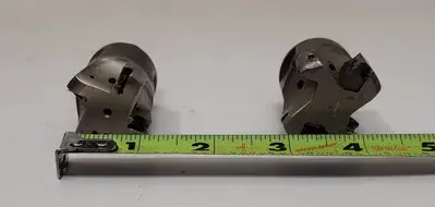 ASSORTED INGERSOLL & SECO MODULAR HEAD SHELL MILLS, 1.378IN/1.5IN CUTTING DIAMETER (2 PCS)