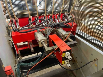 Used 2003 GANNOMAT 410 S Throughfeed boring and boring/dowel-inserting machines California US | MachineryMax #1384839