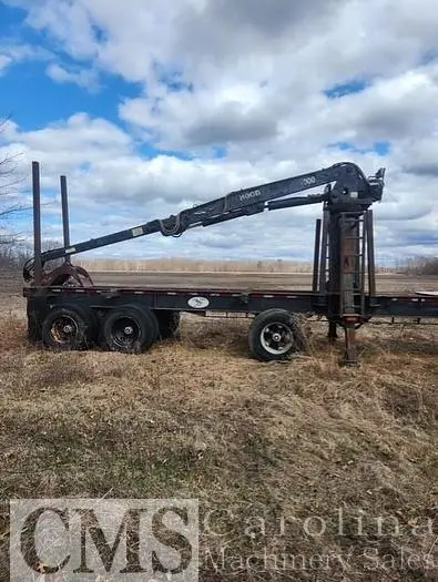 Used 1990 GREAT LAKES TRAILER WITH HOOD 7000 LOADER Forestry Trailers | CAROLINA MACHINERY SALES #421461