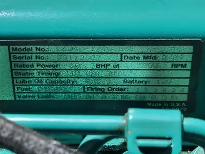 USED 1989 CUMMINS 30.0DLC-9XR/27826A