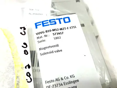 New | in-Stock FESTO SOLENOID VALVE, 5/2-WAY, MONOSTABLE Solenoid Valves | Maverick Industrial Sales #1110679