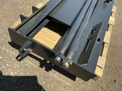 New JCT Bale Spear Skid Steer Attachment, Universal Quick Attach, Has Two Spears that Stick Out Appr...