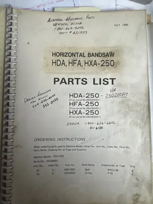 AMADA HDA-250 Saws, Horizontal Bandsaws | Gulf Coast Machinery (6)