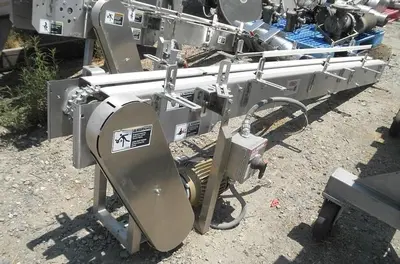 Conveyor, Belt, 6" x 9', S/st, 1 HP, Arrowhead #S741198