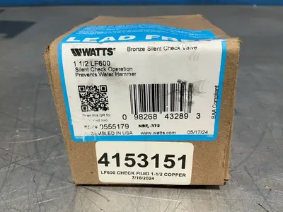 New | in-Stock 2024 WATTS 1 1/2 LF600 Pumps Ohio US | HGR 24 #1548241