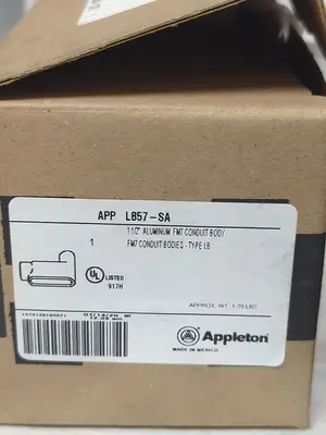 New | in-Stock APPLETON APP-LB57-SA Miscellaneous Equipment (Electrical & Power) | Surplus Asset Holdings #1198928