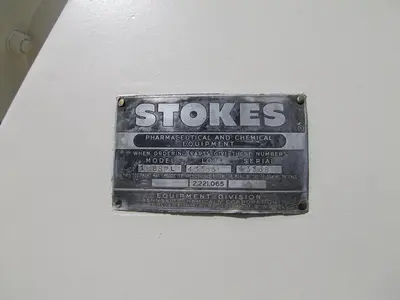 Stokes 1.5 HP Chocolate Candy Coating Panner Panning Machine 41" Bowl 460V 3PH