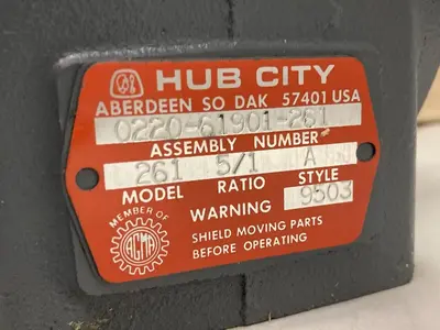New | in-Stock HUB CITY 0220-10501-261 Speed Reducers | Surplus Asset Holdings #1204453