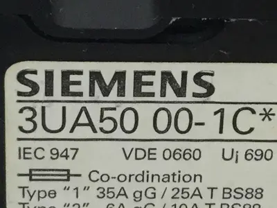 USED SIEMENS 3UA50000-1C