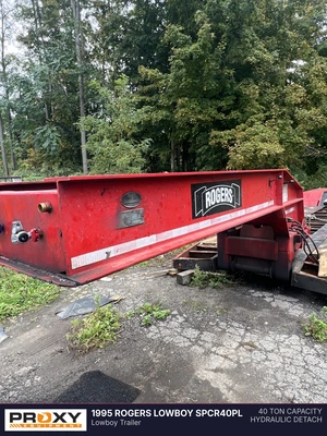 Used 1995 ROGERS LOWBOY SPCR40PL Lowboy Trailers New York US | Proxy Equipment #1516601