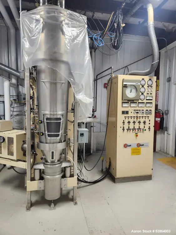 Used GLATT CPCG 5 Fluid Bed Dryers Illinois US | Aaron Equipment #84880