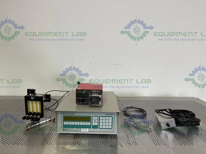 Used APPLIKON ADI 1030 BIO CONTROLLER W/ WATSON MARLOW 101U/R, COLE PARMER FLOWMETER Fermenters / Bioreactors California US | Equipment Lab #487734