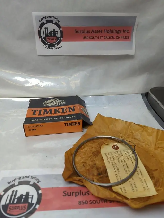 New | in-Stock TIMKEN L623149-XA Industrial Controls Ohio US | Surplus Asset Holdings #1241685