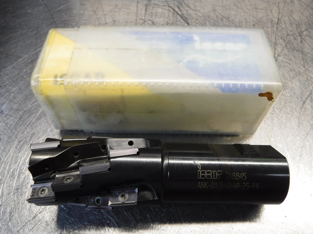 Iscar 1.50" Indexable Milling Cutter 1.25" Shank ANK-D1.5-2-W1.25-14 (LOC1122B)