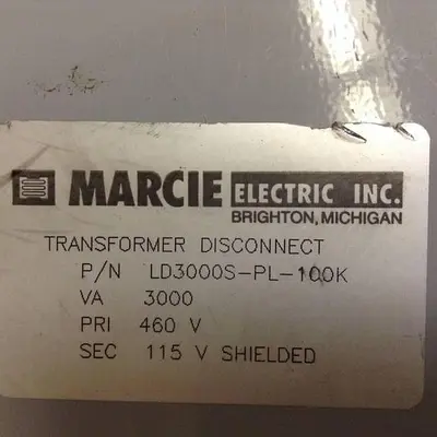 USED MARCIE ELECTRIC LD3000S-PL-100K