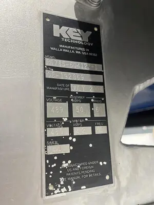 USED 2008 KEY TECHNOLOGIES R6785-604122-1