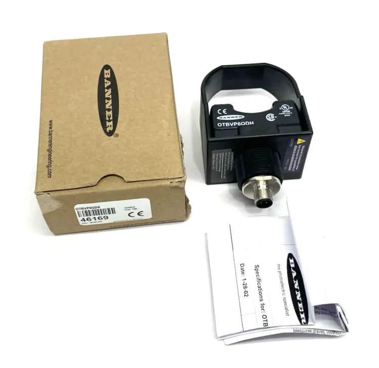 New | in-Stock Banner Engineering Momentary Action Touch Button w/Black F.C. 46169 NO LOCKNUT Photoelectric Sensors Michigan US | Maverick Industrial Sales #1403029