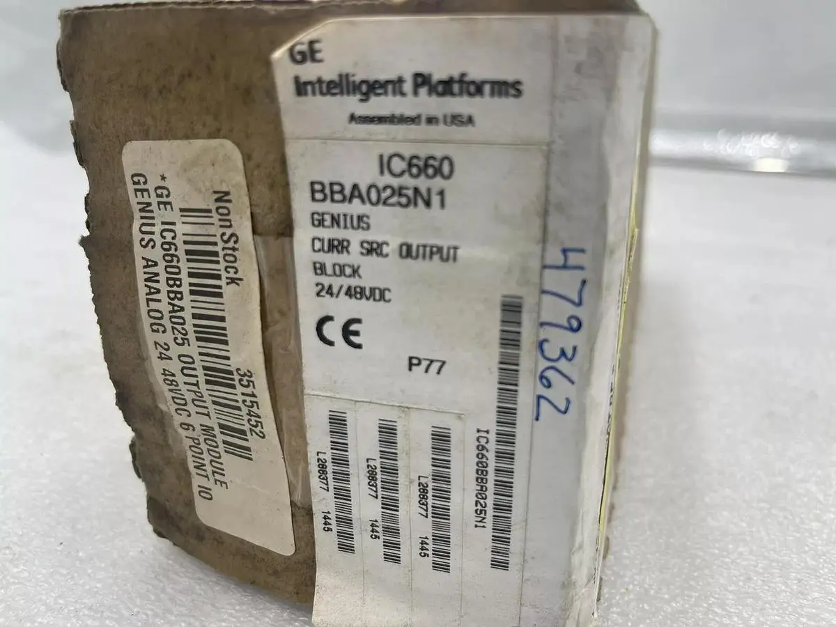 GE Fanuc IC660BBA025N / IC660BBA025N1 GENIUS Curr SRC Output Stock K-2115