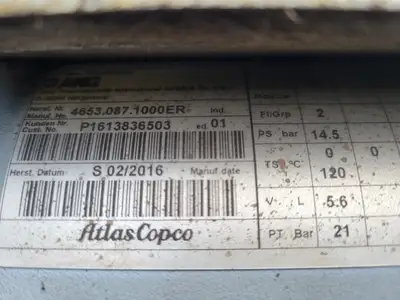 USED 1998 ATLAS COPCO GA 37