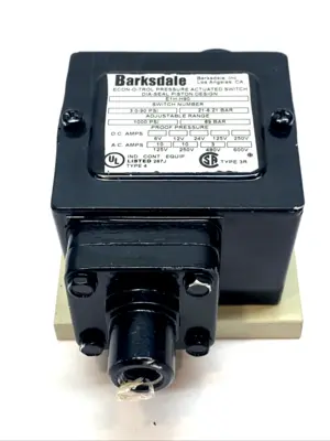 USED BARKSDALE ECON-O-TROL PRESSURE/VACUUM SWITCH 0-90 PSI