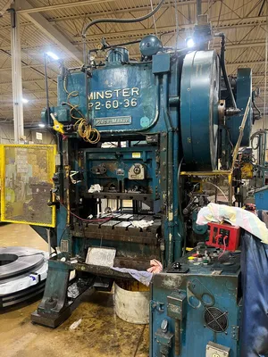 1963 MINSTER P2-60-36 Straight Side Double Crank Press | Universal Press & Machinery (UPM) (2)