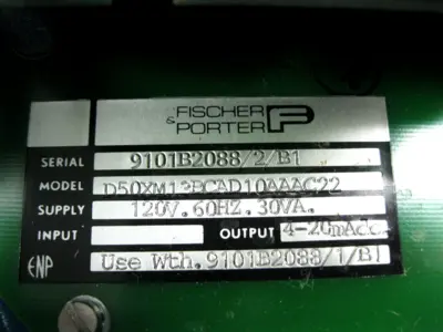 USED Fischer & Porter D50XM13BCAD10AAAC22