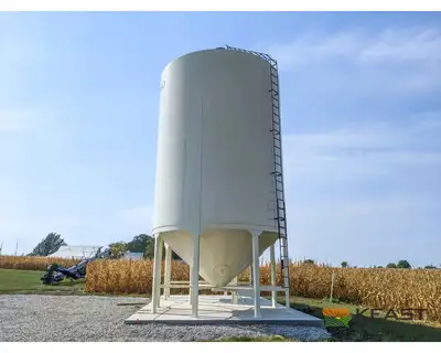 Used MERIDIAN 1630 STANDARD - 5828 BUSHELS Hopper Bottom Silos Iowa US | Keast Enterprises #1360496