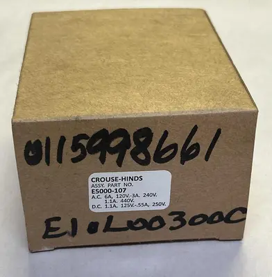 New | in-Stock CROUSE-HINDS E5000-107 Miscellaneous Equipment (Electrical & Power) | Surplus Asset Holdings #1199474