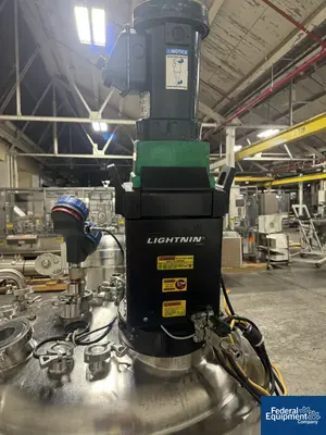 USED Precision 500 Liter Precision Stainless Reactor, 316 S/S, 45/100#