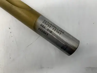 27/32” (176) CJT KOOLCARB CARBIDE TIPPED DRILL STOCK #15531